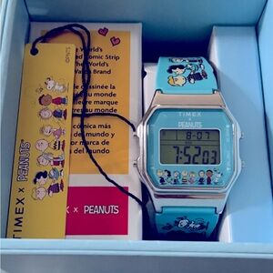 Timex Watch Unisex Digital Peanuts Gang